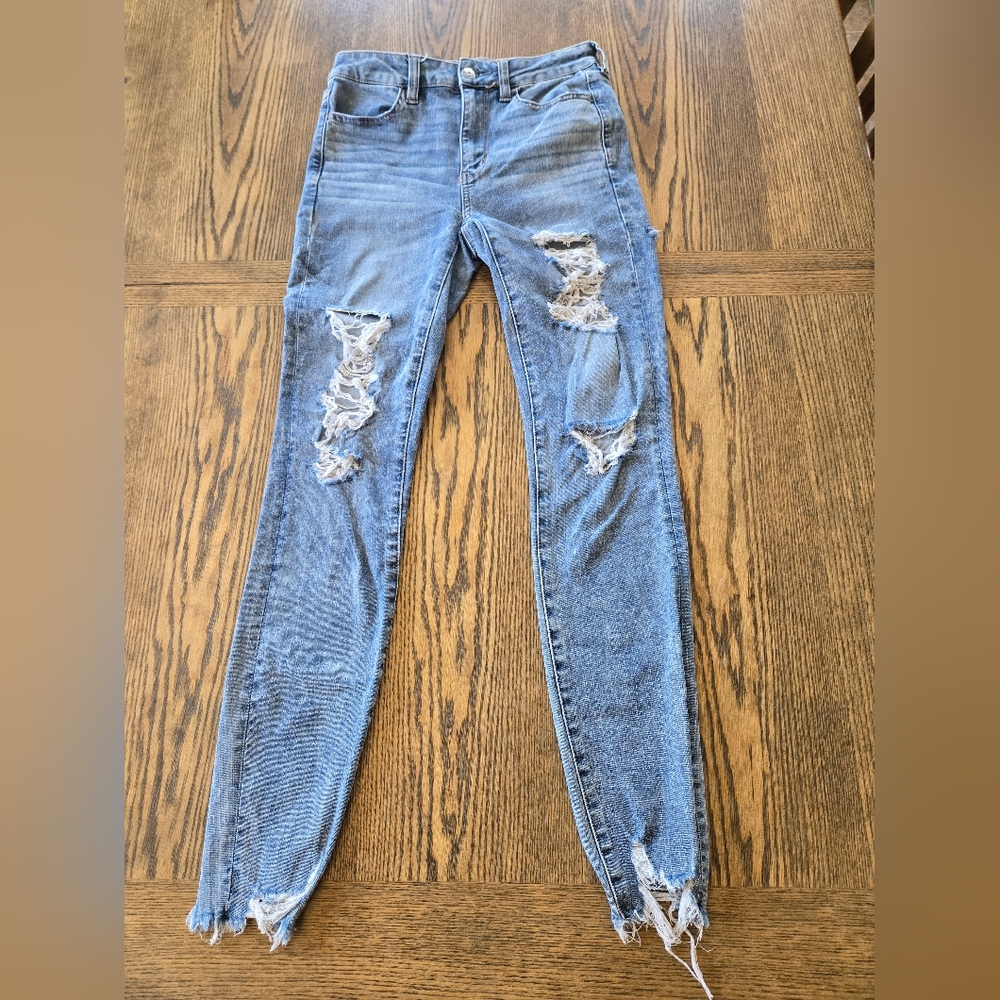 American Eagle Womens Skinny Jeans 4 Long